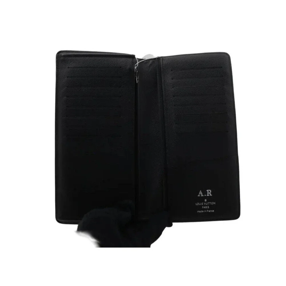 LOUIS VUITTON Portefeiulle Brazza Monogram Eclipse RA0211 Black